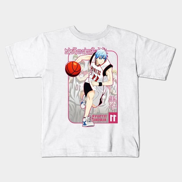 Kuroko Tetsuya Eleven Kids T-Shirt by miocbjr